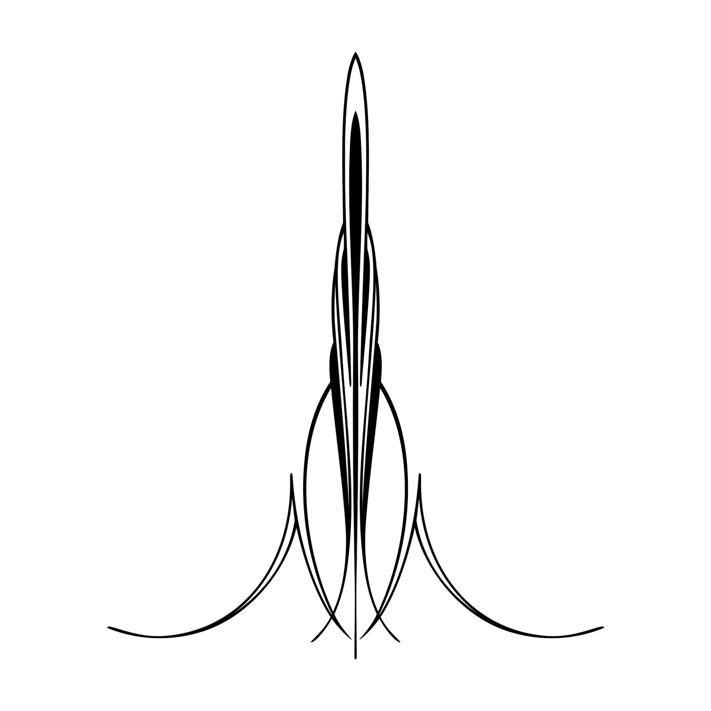 Mowry decal sticker, style 15, body-line stripe.