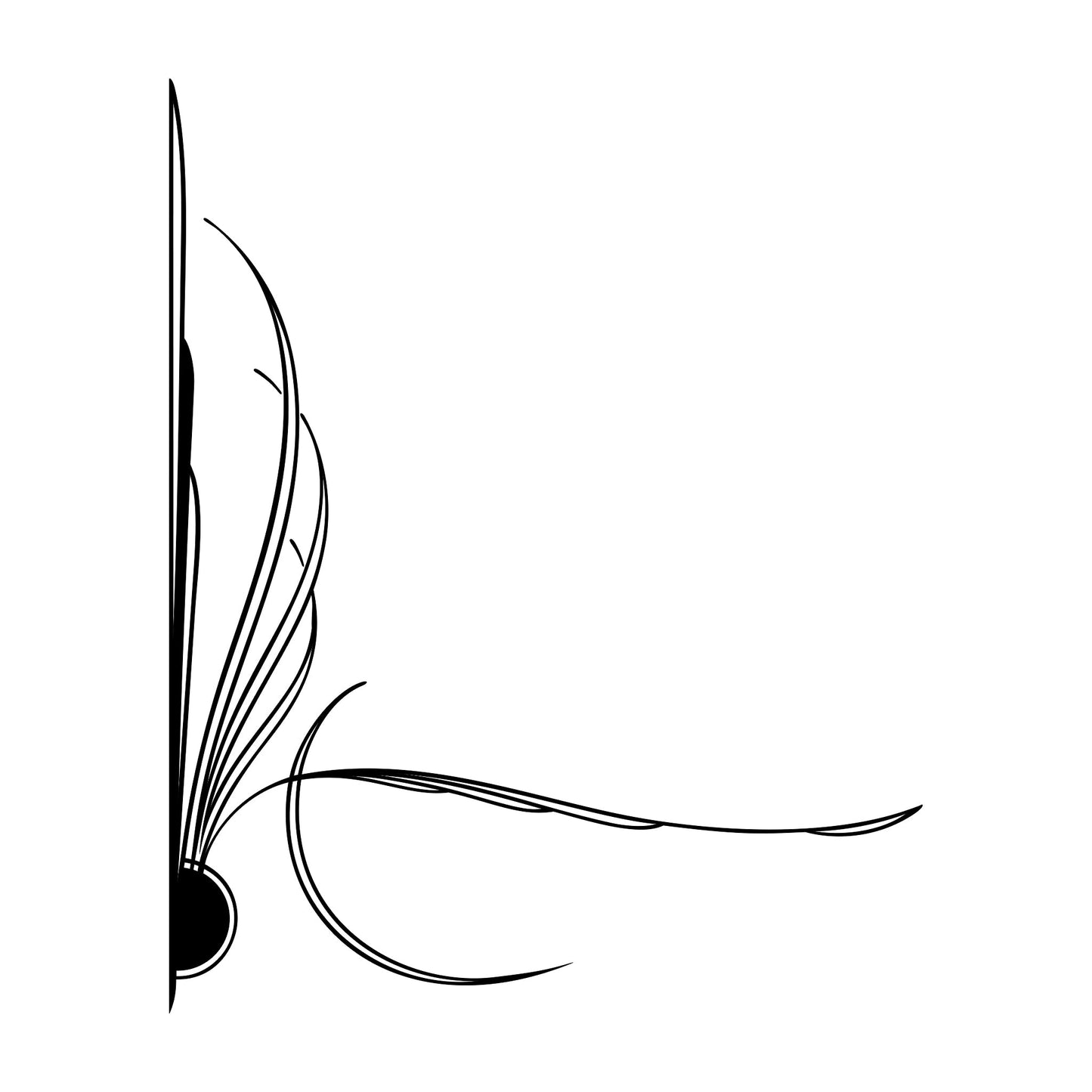 Automotive Mowry pinstripe sticker decal, style 22.