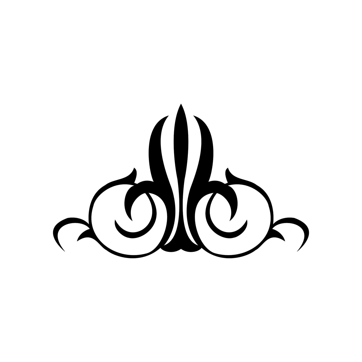 Automotive Souza pinstripe sticker decal, style 02.