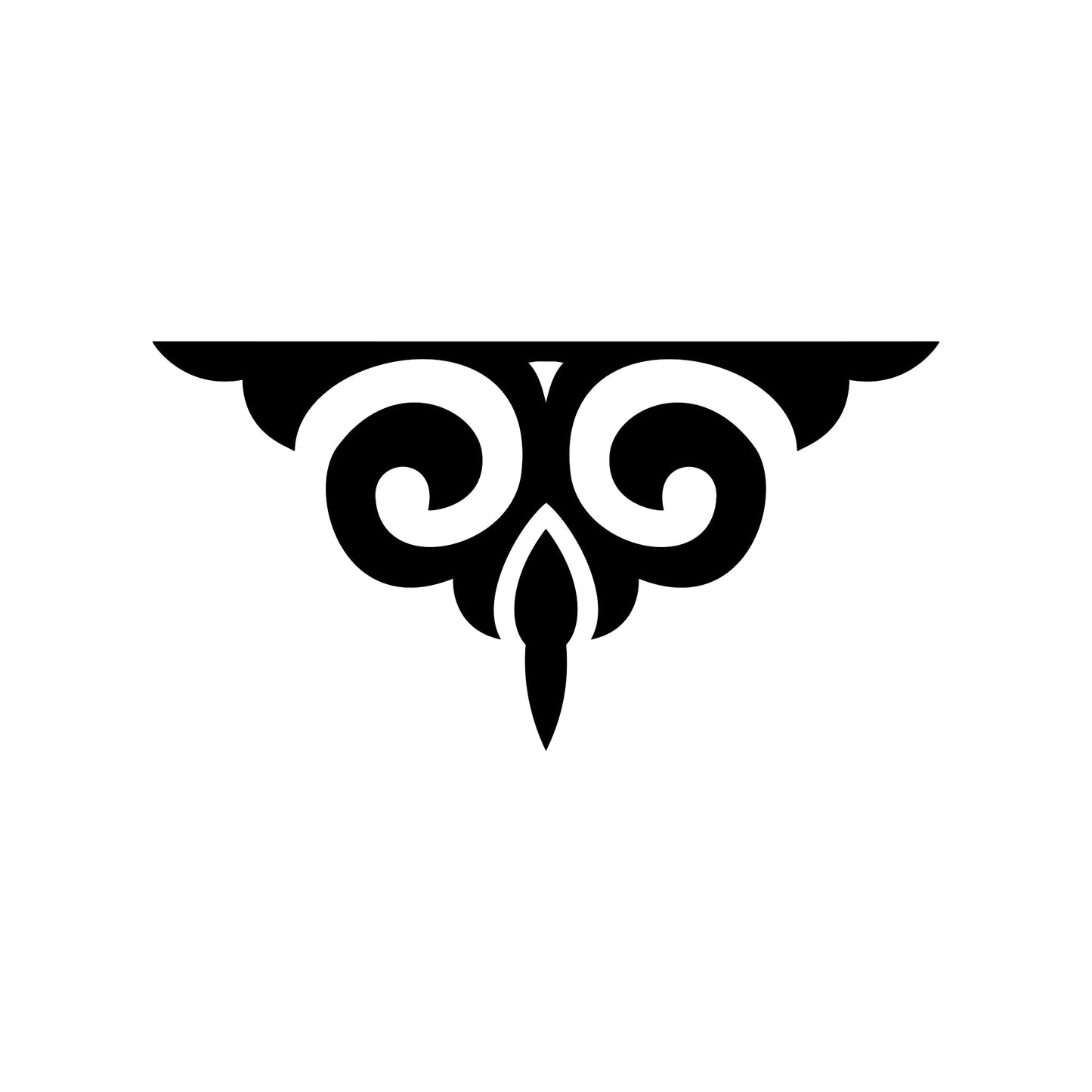 Vehicle pinstripe vinyl sticker, Souza style 09.