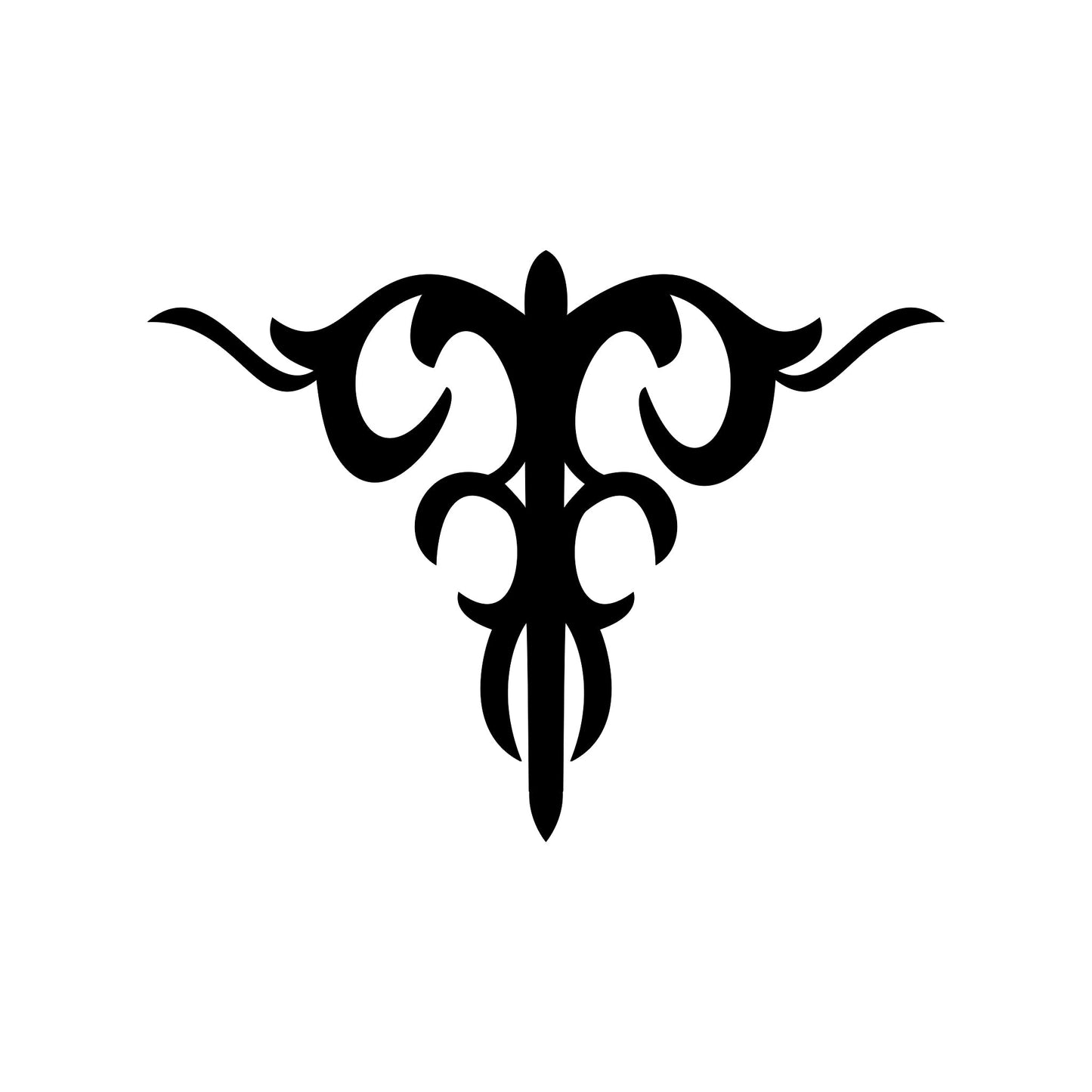 Automotive Souza pinstripe sticker decal, style 12.