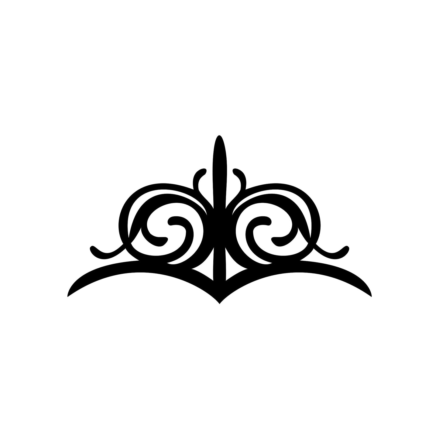 Souza pinstripe sticker decal, style 13, thin accent line.