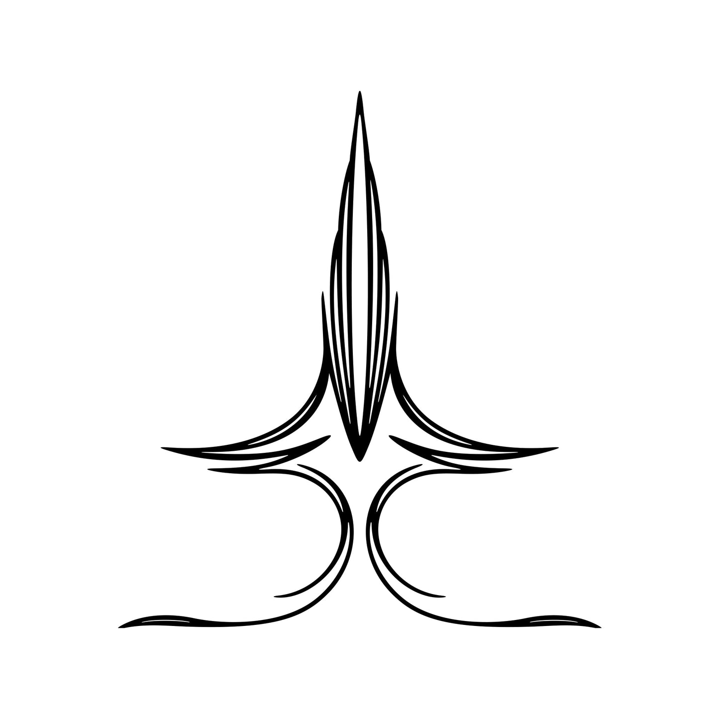 Vehicle pinstripe vinyl sticker, Vickio style 24.