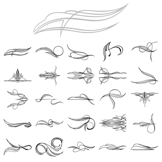 Briskie Collection Pinstripe Decals