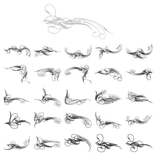 Kafka Series F Collection Pinstripe Decals