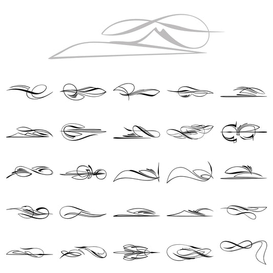 Lindenberger Collection Pinstripe Decals