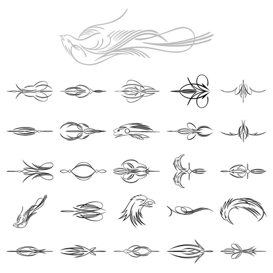 Tramp Collection Pinstripe Decals