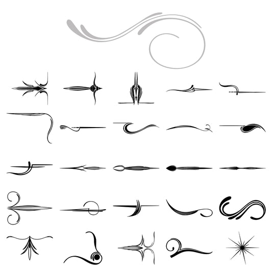 Vickio Collection Pinstripe Decals