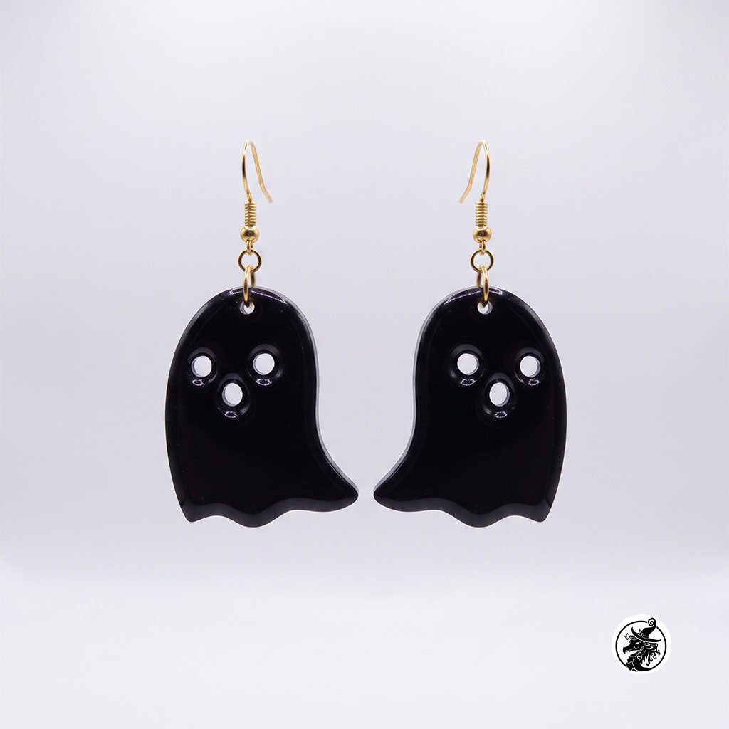 Spooky Little Ghost Dangle Earrings