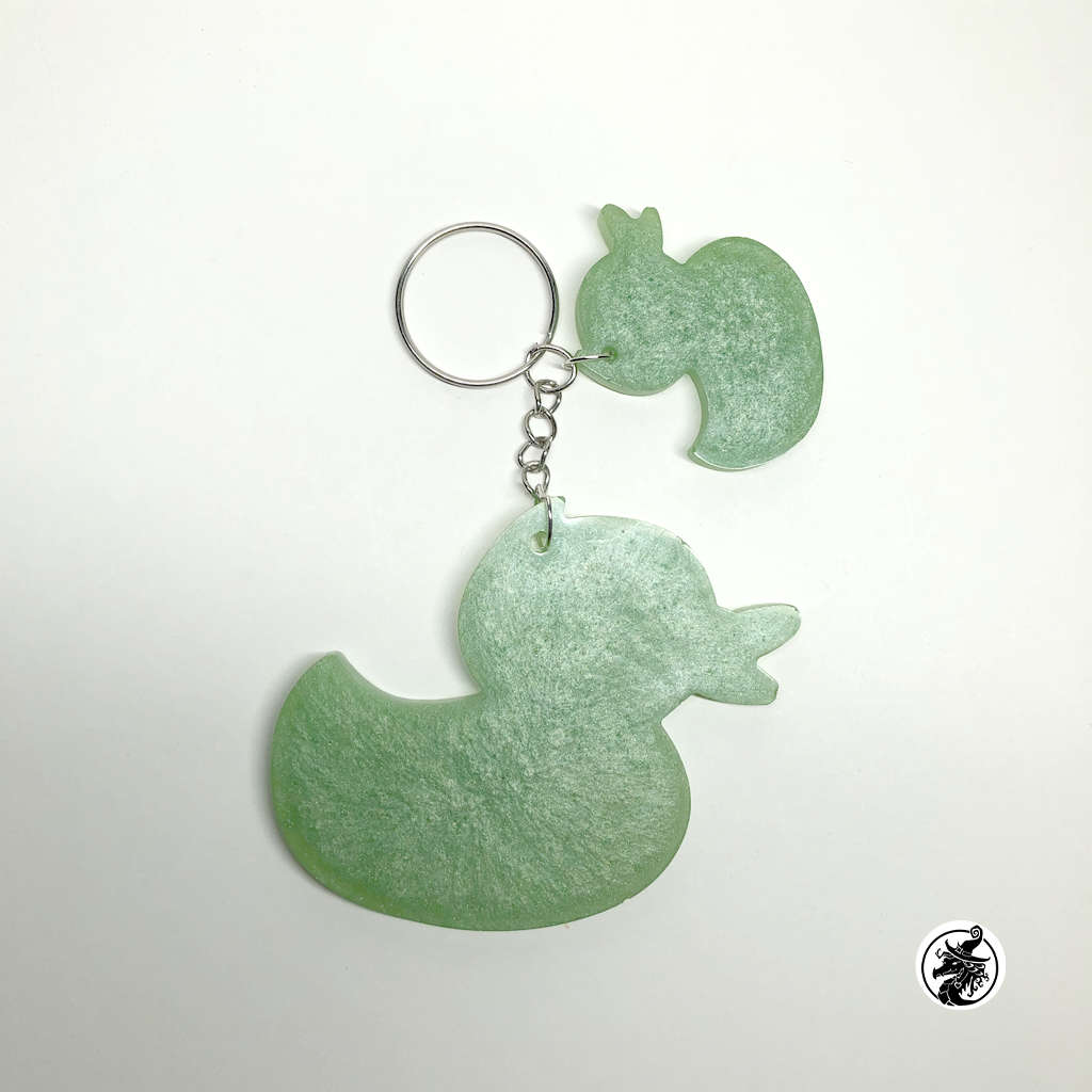 Flat Jeep Duck Keychain - Customize It!