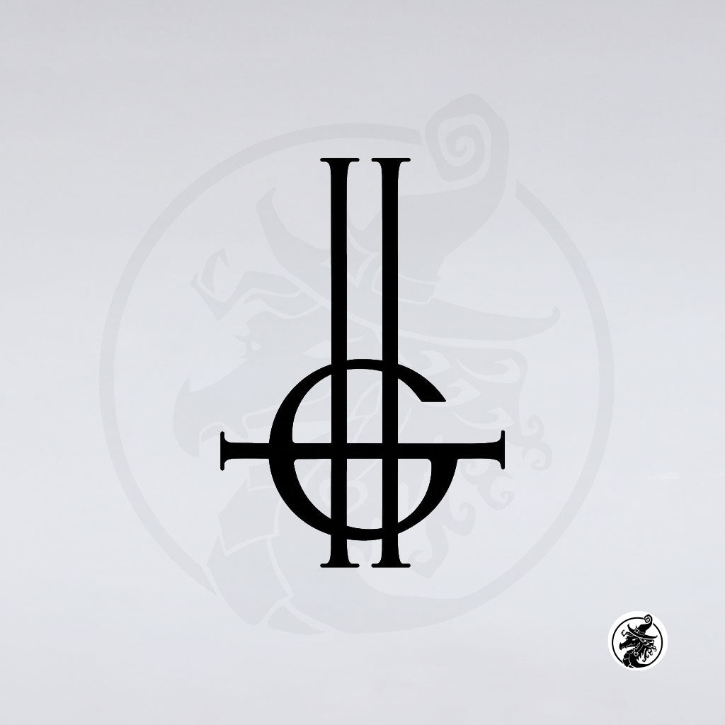 Ghost double Grucifix symbol