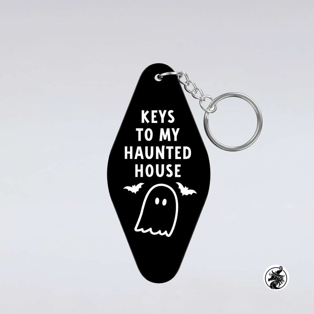 Holographic Motel Style Keychain - Customize It!
