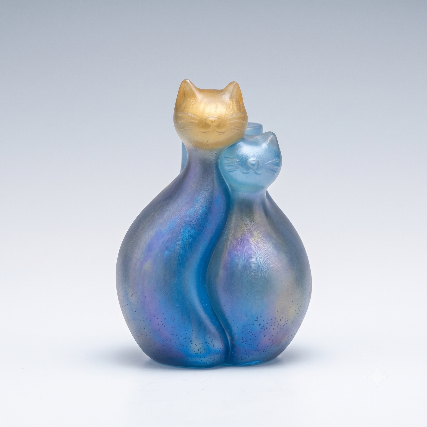 Custom Entwined Cat Vase