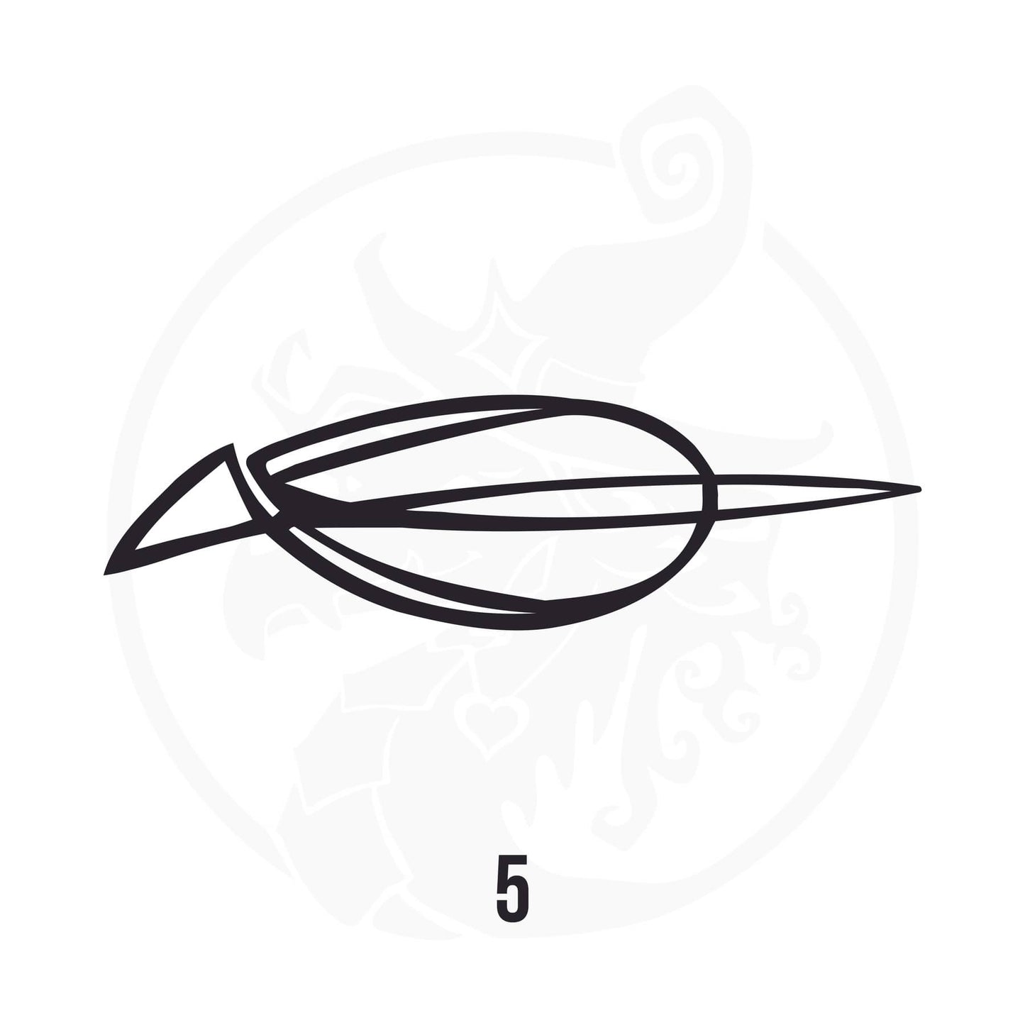 Pinstripe Vinyl Decal Series 106 Style 05, premium high-quality die-cut vinyl decal design #1 for cars, trucks, motorcycles, laptops, and more, sticker