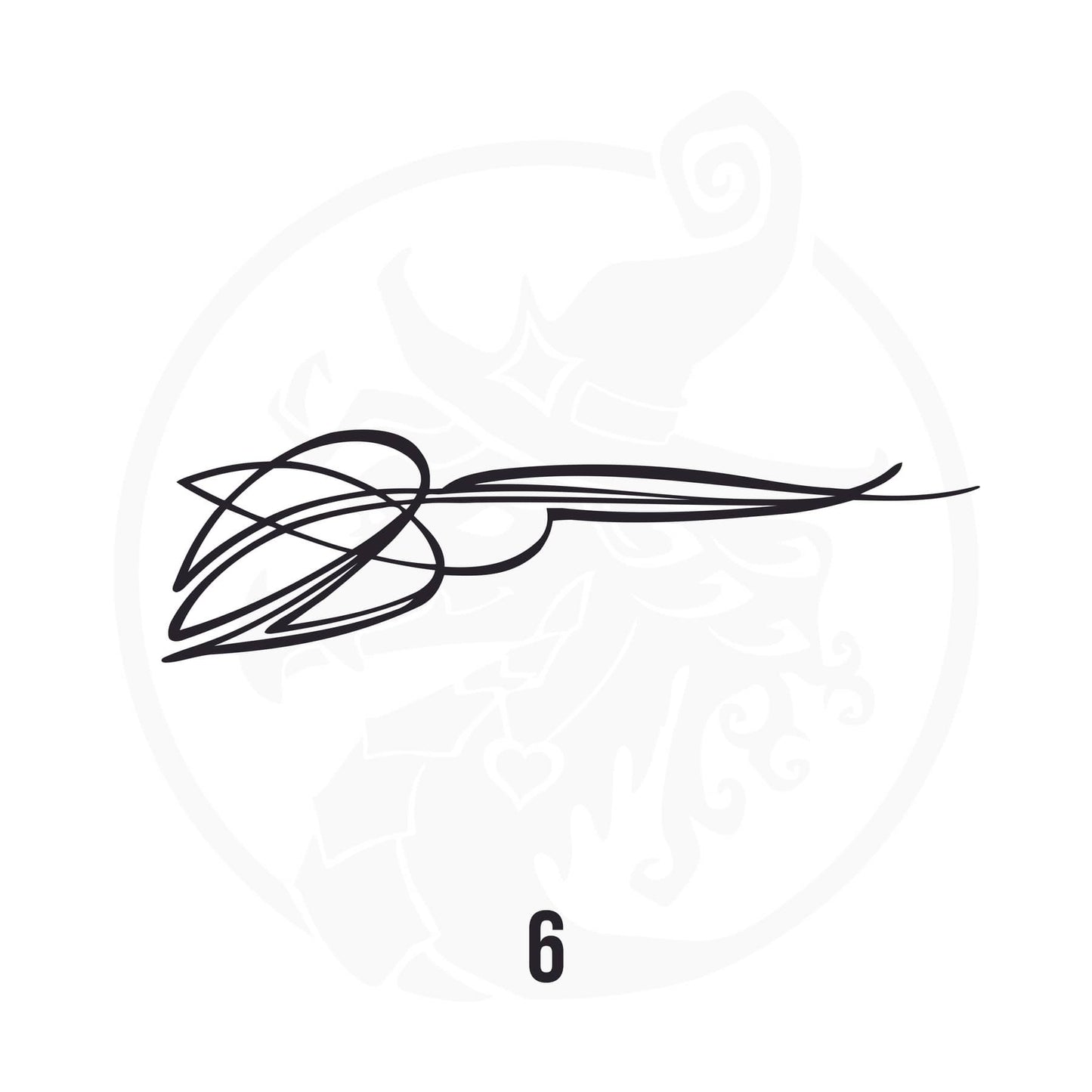 Pinstripe Vinyl Decal Series 106 Style 06, premium high-quality die-cut vinyl decal design #1 for cars, trucks, motorcycles, laptops, and more, sticker