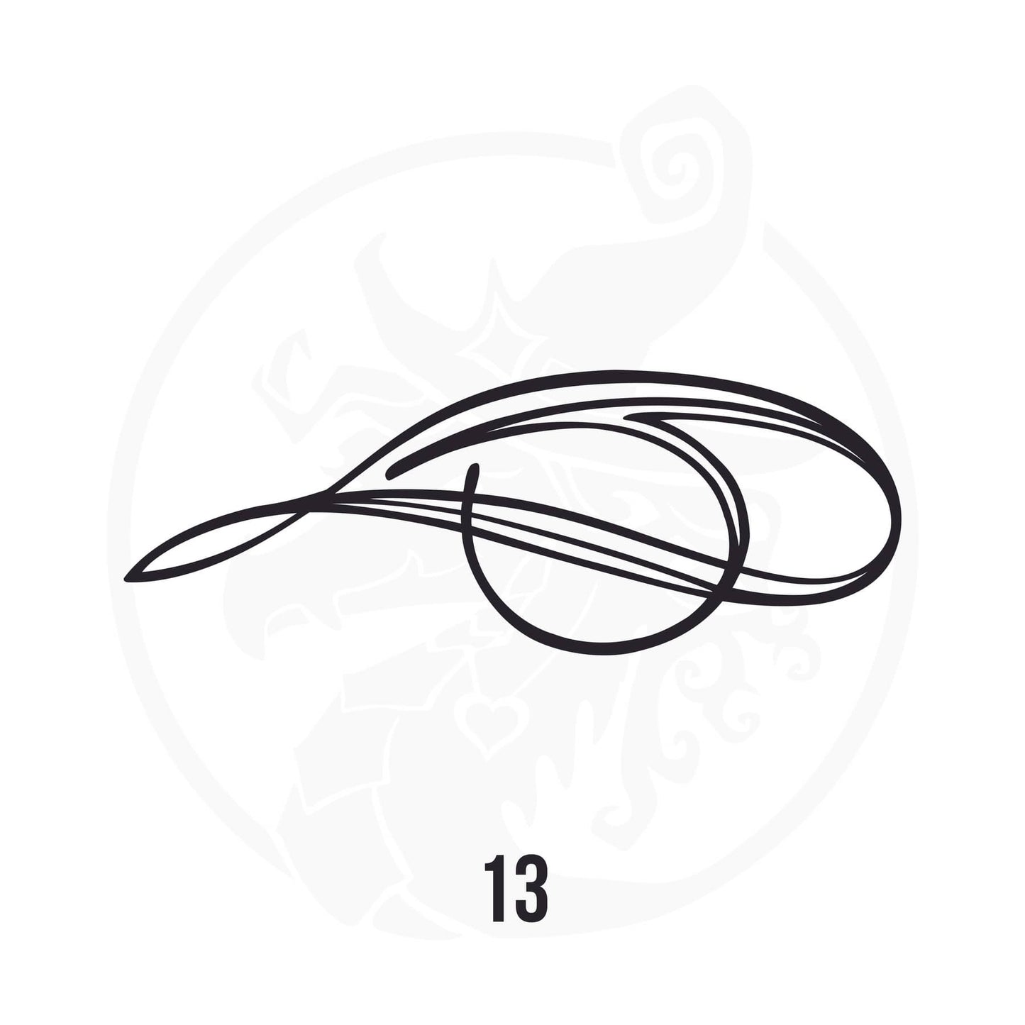 Pinstripe Vinyl Decal Series 106 Style 13, premium high-quality die-cut vinyl decal design #1 for cars, trucks, motorcycles, laptops, and more, sticker
