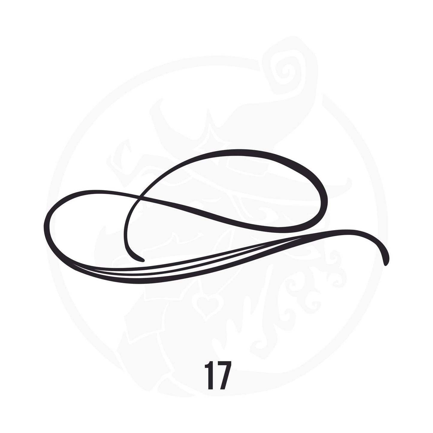 Pinstripe Vinyl Decal Series 106 Style 17, premium high-quality die-cut vinyl decal design #1 for cars, trucks, motorcycles, laptops, and more, sticker