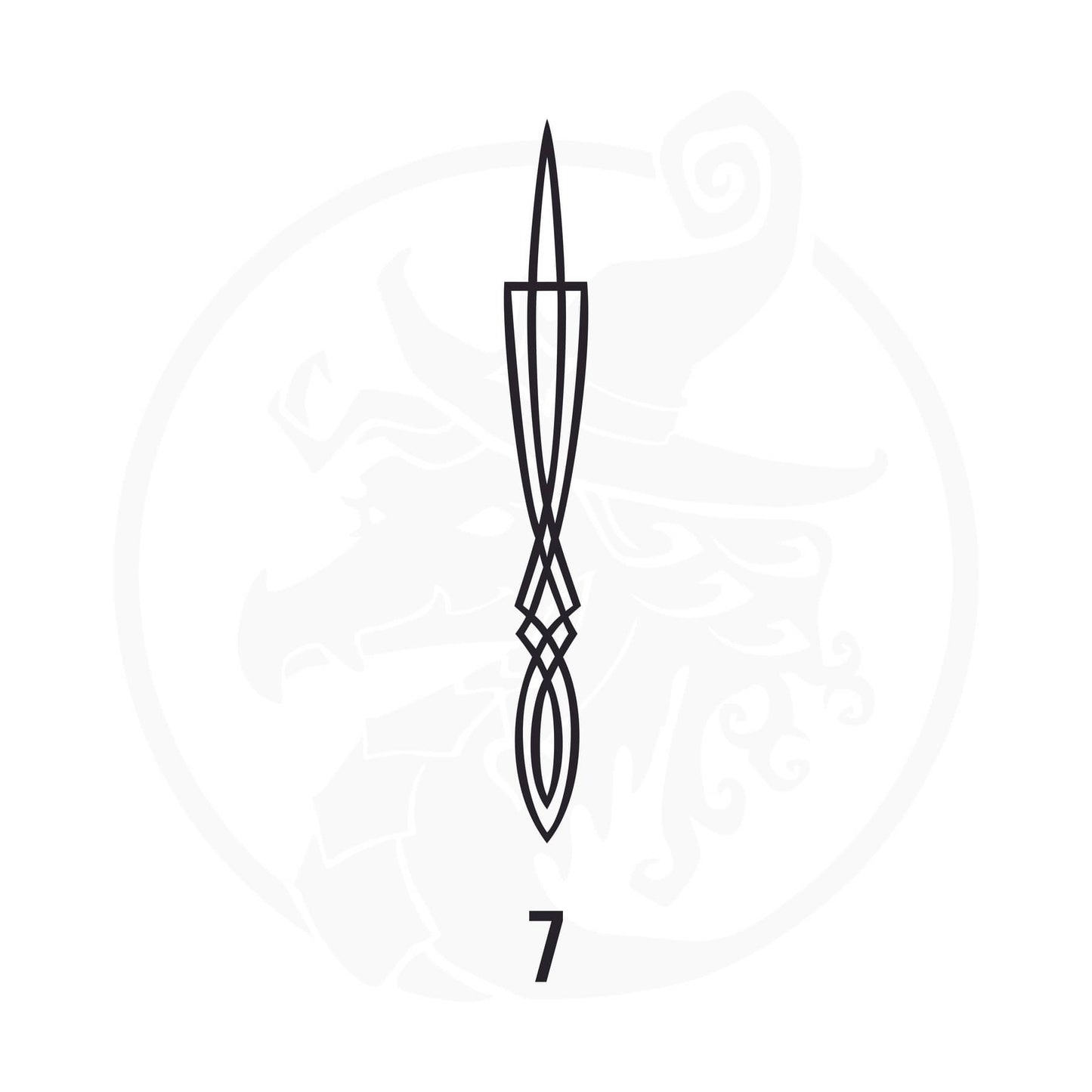 Pinstripe Vinyl Decal Series 107 Style 07, premium high-quality die-cut vinyl decal design #1 for cars, trucks, motorcycles, laptops, and more, sticker