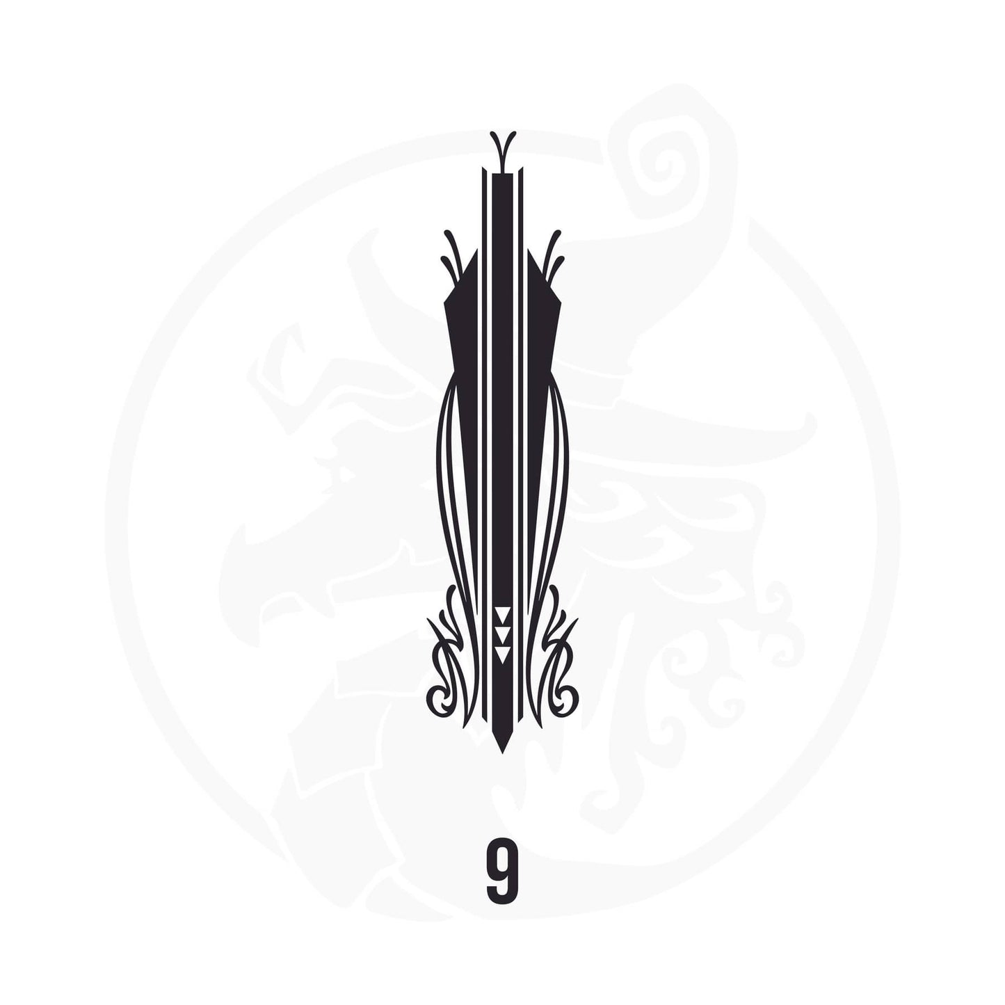 Pinstripe Vinyl Decal Series 107 Style 09, premium high-quality die-cut vinyl decal design #1 for cars, trucks, motorcycles, laptops, and more, sticker