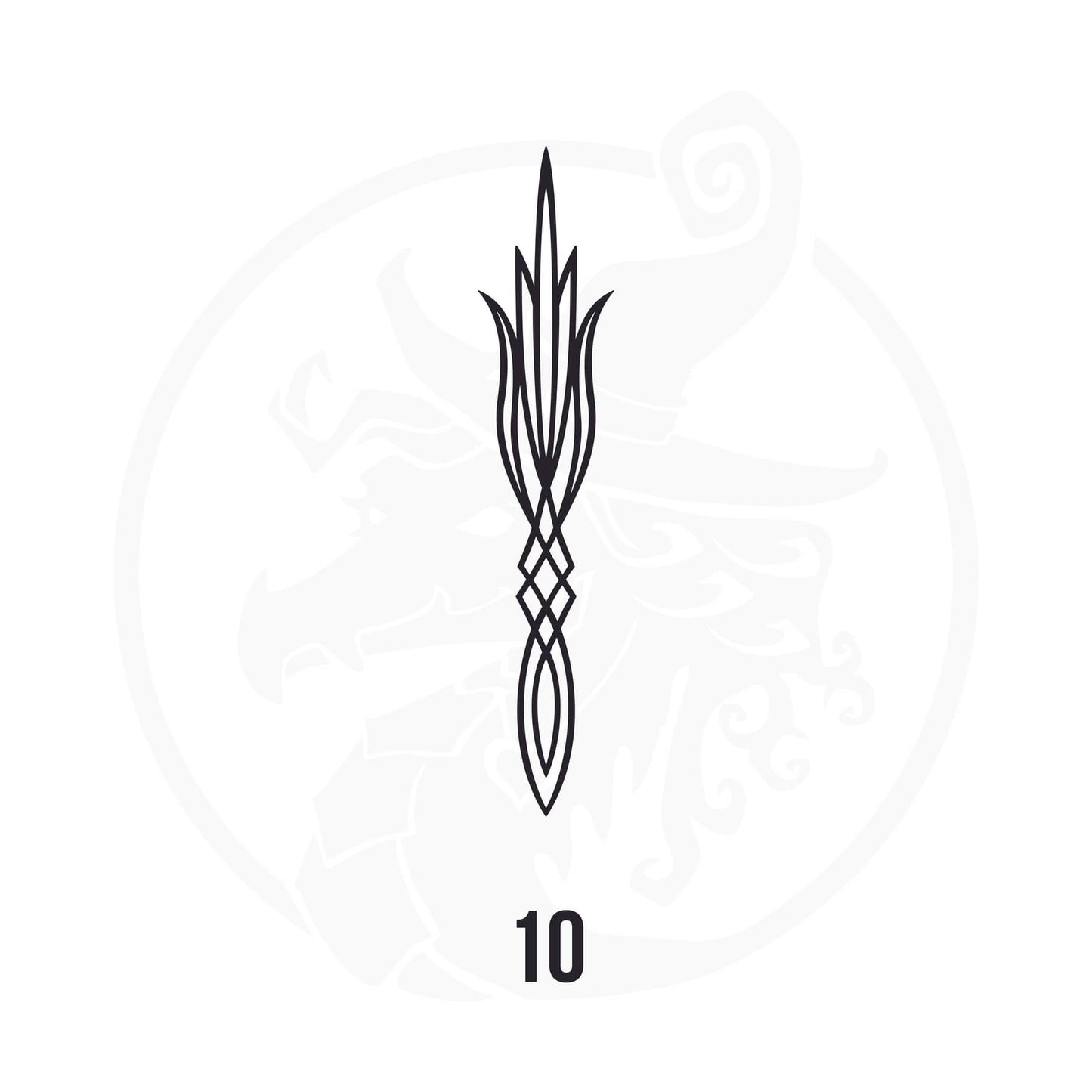 Pinstripe Vinyl Decal Series 107 Style 10, premium high-quality die-cut vinyl decal design #1 for cars, trucks, motorcycles, laptops, and more, sticker