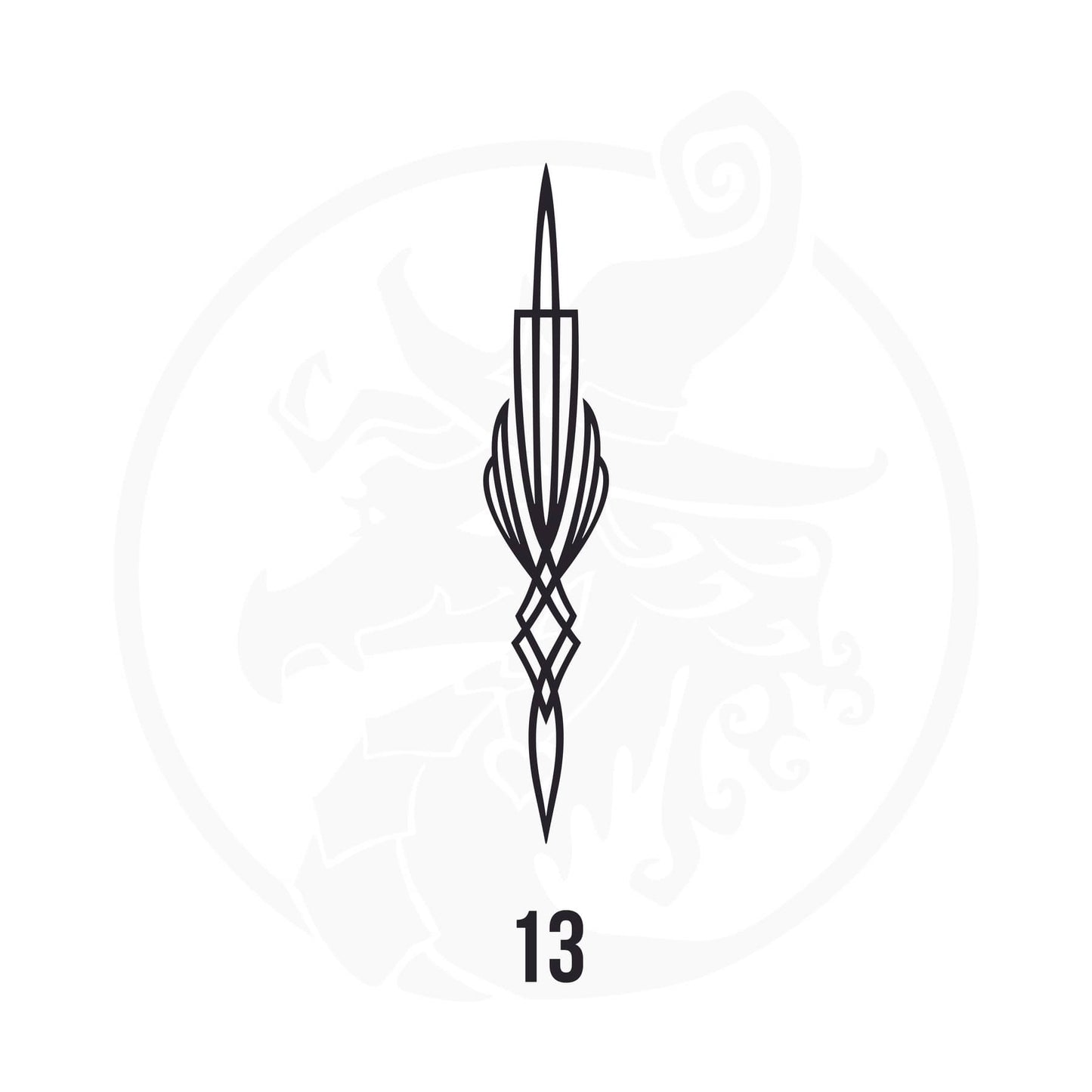 Pinstripe Vinyl Decal Series 107 Style 13, premium high-quality die-cut vinyl decal design #1 for cars, trucks, motorcycles, laptops, and more, sticker