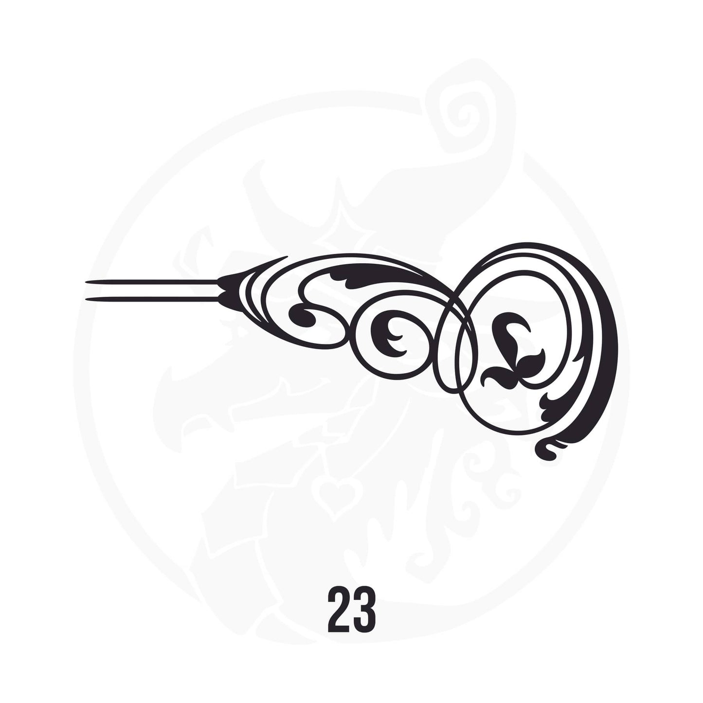 Pinstripe Vinyl Decal Series 107 Style 23, premium high-quality die-cut vinyl decal design #1 for cars, trucks, motorcycles, laptops, and more, sticker