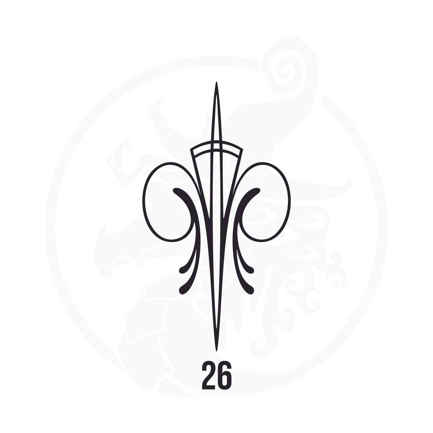 Pinstripe Vinyl Decal Series 107 Style 26, premium high-quality die-cut vinyl decal design #1 for cars, trucks, motorcycles, laptops, and more, sticker