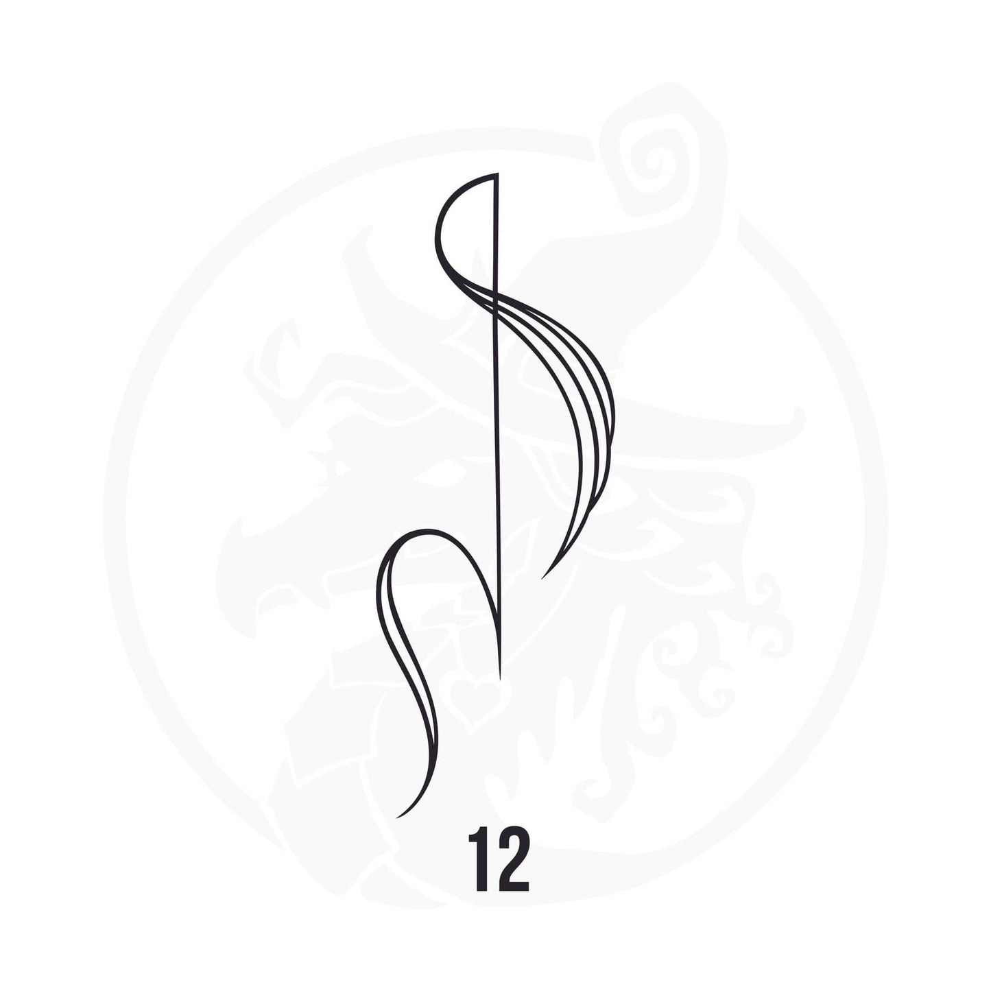 Pinstripe Vinyl Decal Series 110 Style 12, premium high-quality die-cut vinyl decal design #1 for cars, trucks, motorcycles, laptops, and more, sticker