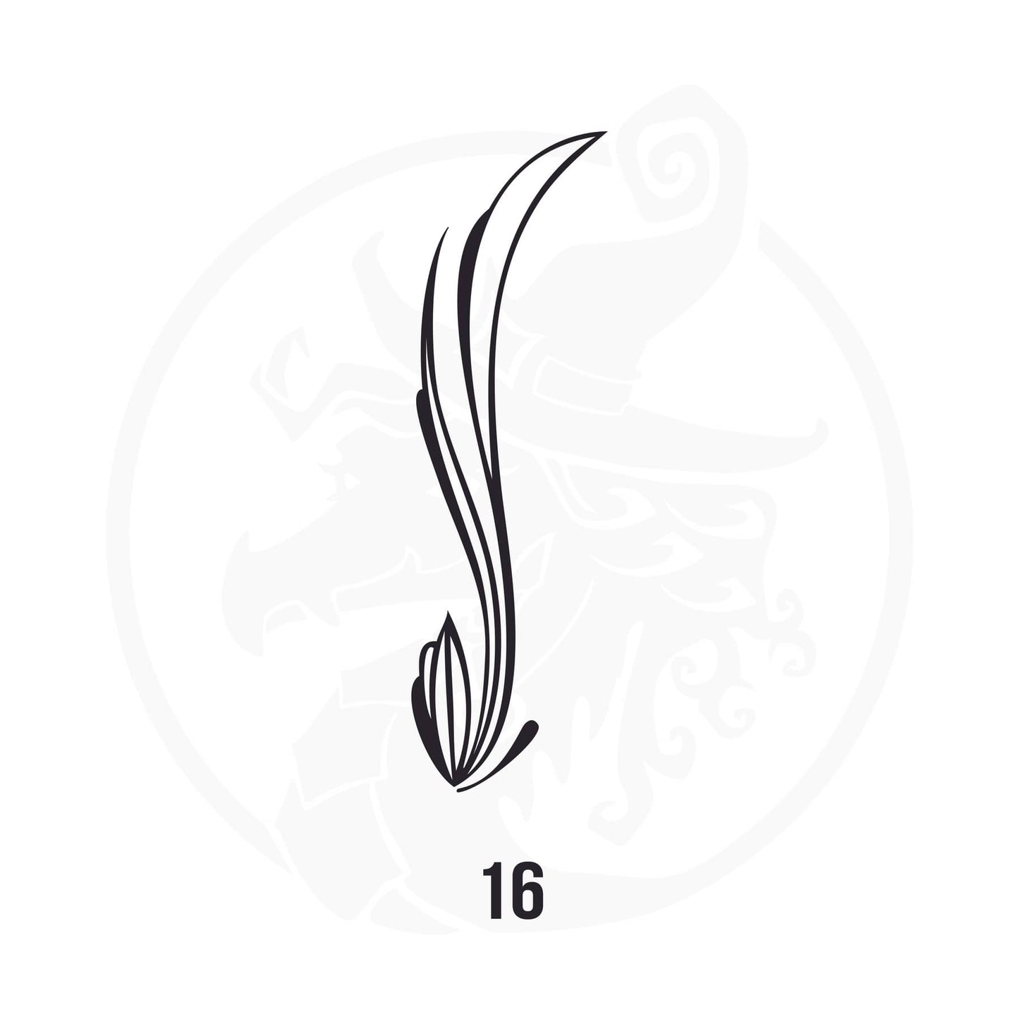 Pinstripe Vinyl Decal Series 110 Style 16, premium high-quality die-cut vinyl decal design #1 for cars, trucks, motorcycles, laptops, and more, sticker