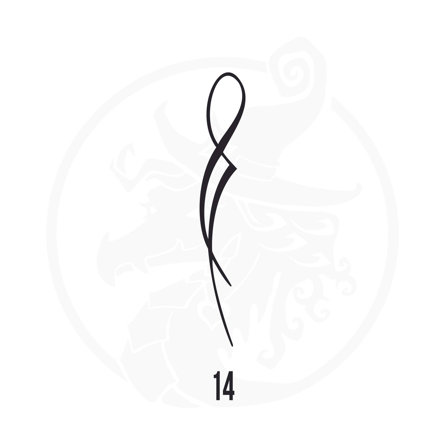 Pinstripe Vinyl Decal Series 111 Style 14, premium high-quality die-cut vinyl decal design #1 for cars, trucks, motorcycles, laptops, and more, sticker