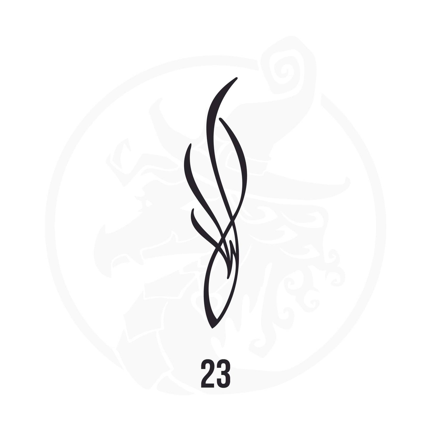 Pinstripe Vinyl Decal Series 111 Style 23, premium high-quality die-cut vinyl decal design #1 for cars, trucks, motorcycles, laptops, and more, sticker