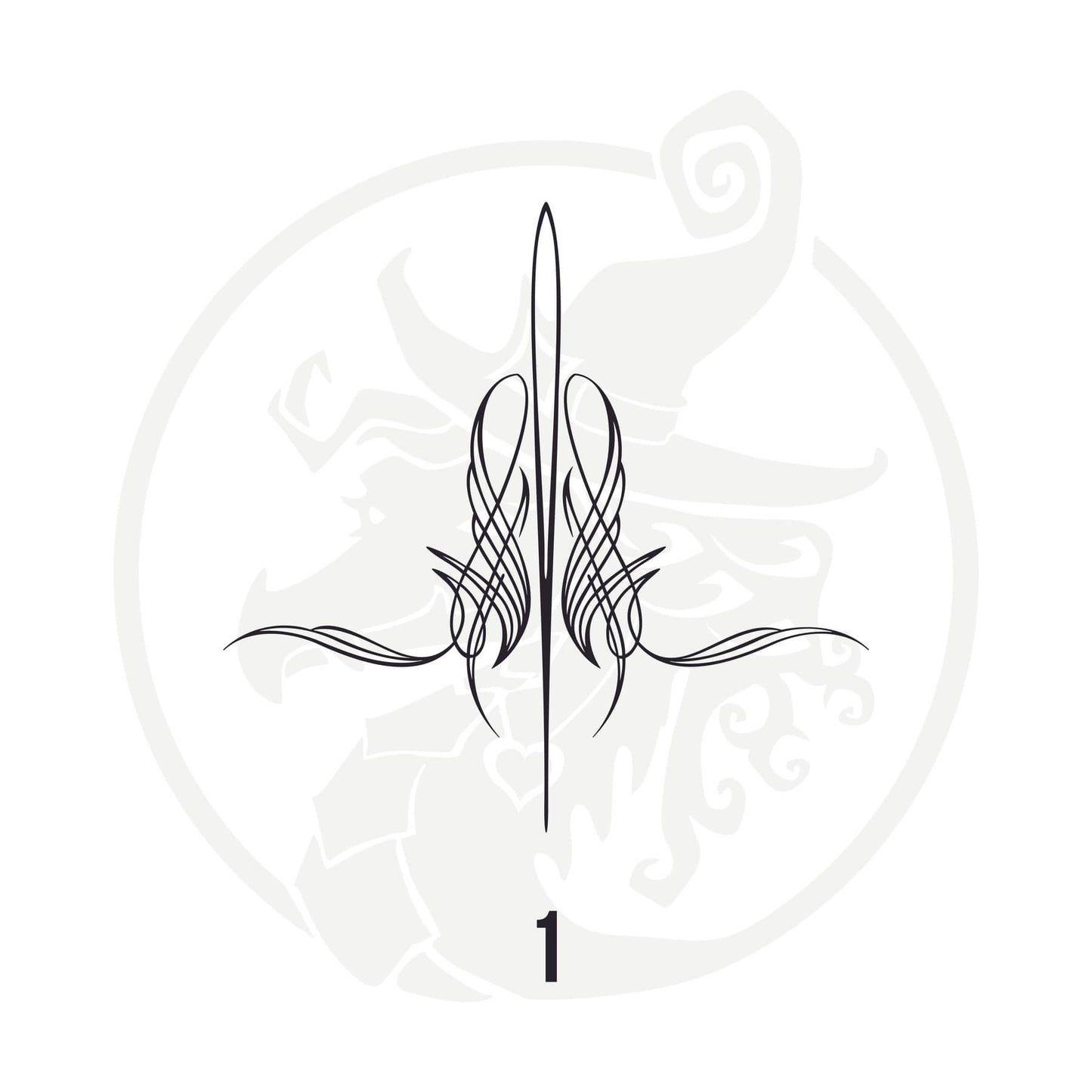 Pinstripe Vinyl Decal Series 112 Style 01, premium high-quality die-cut vinyl decal design #1 for cars, trucks, motorcycles, laptops, and more, sticker