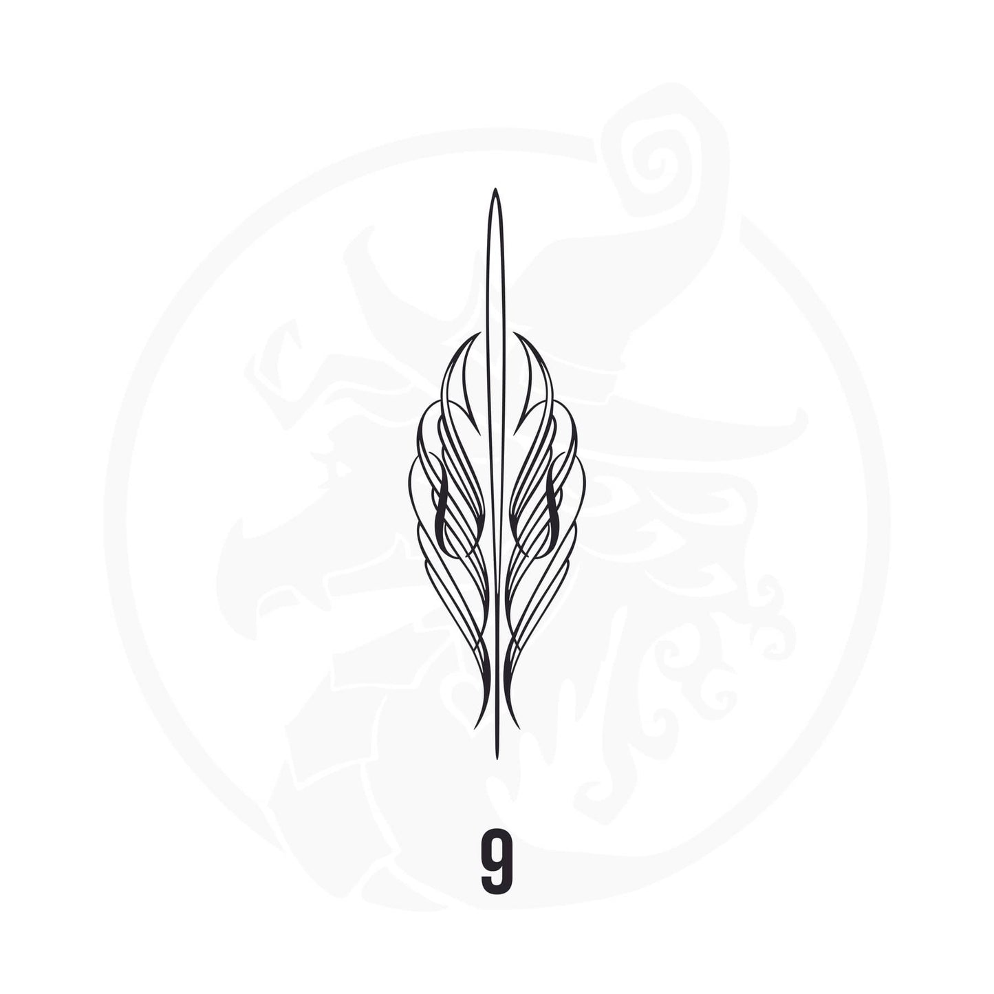 Pinstripe Vinyl Decal Series 112 Style 09, premium high-quality die-cut vinyl decal design #1 for cars, trucks, motorcycles, laptops, and more, sticker