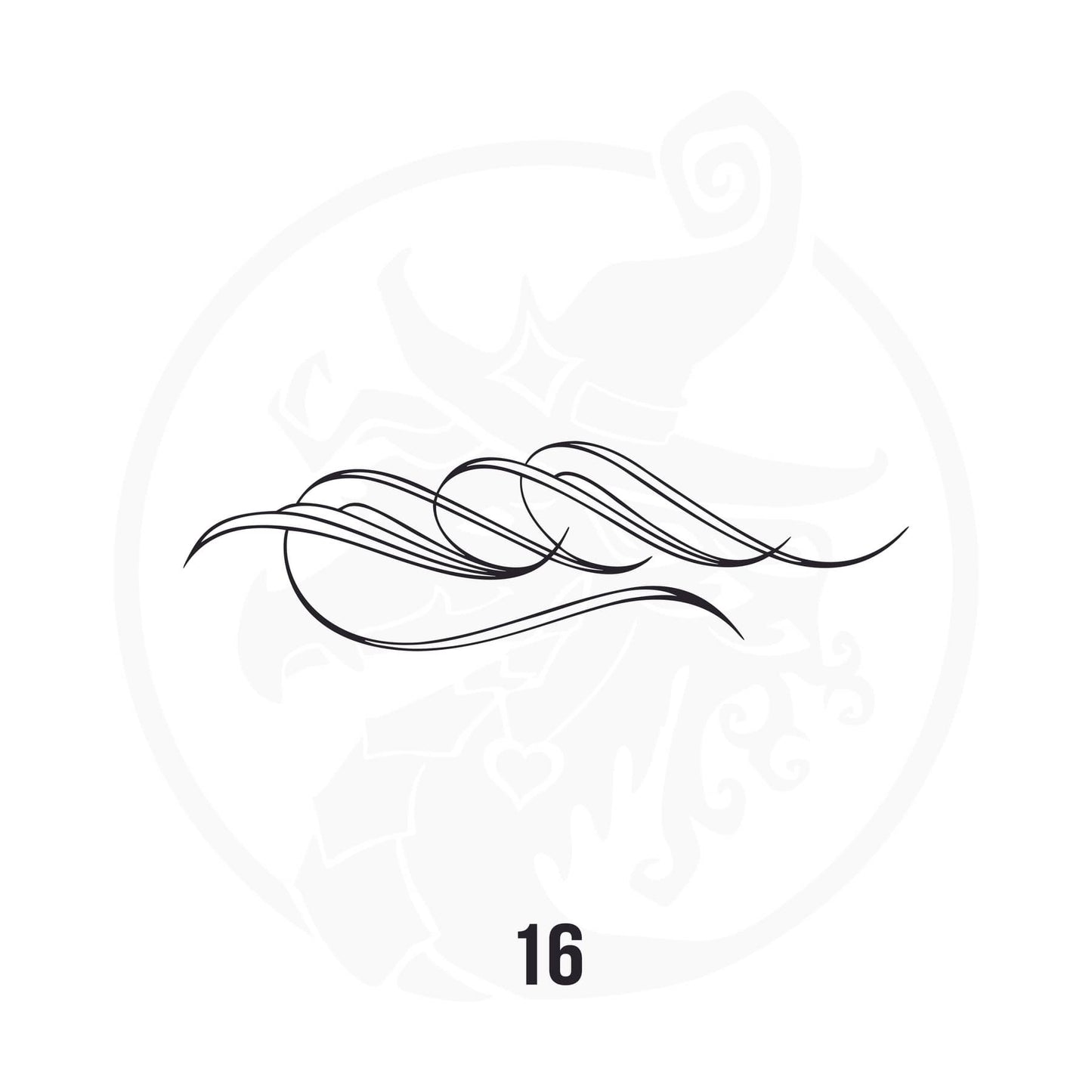 Pinstripe Vinyl Decal Series 112 Style 16, premium high-quality die-cut vinyl decal design #1 for cars, trucks, motorcycles, laptops, and more, sticker