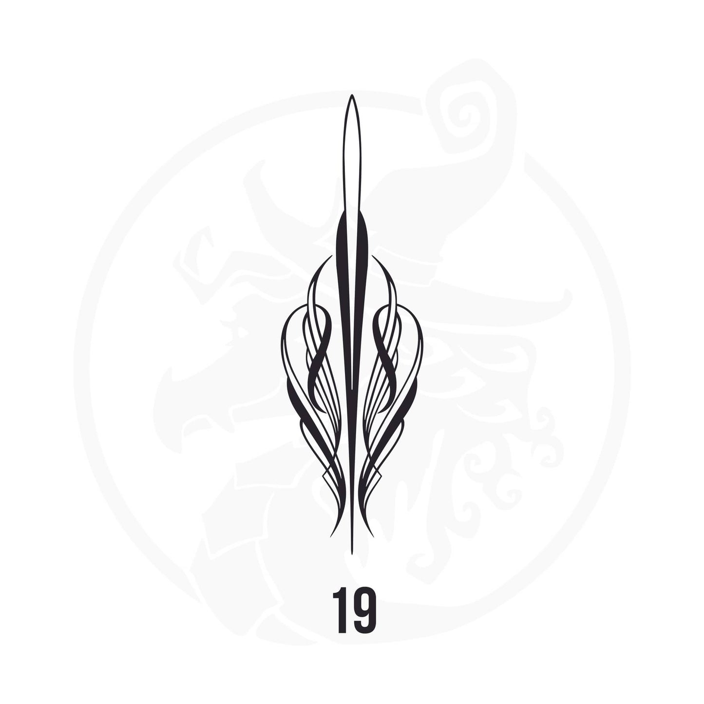 Pinstripe Vinyl Decal Series 112 Style 19, premium high-quality die-cut vinyl decal design #1 for cars, trucks, motorcycles, laptops, and more, sticker