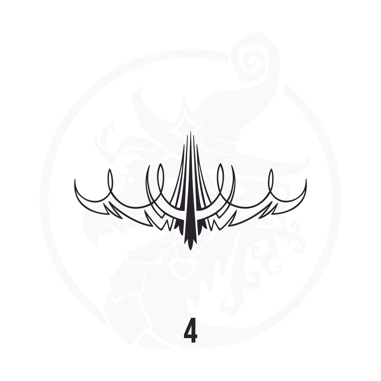Pinstripe Vinyl Decal Series 113 Style 04, premium high-quality die-cut vinyl decal design #1 for cars, trucks, motorcycles, laptops, and more, sticker