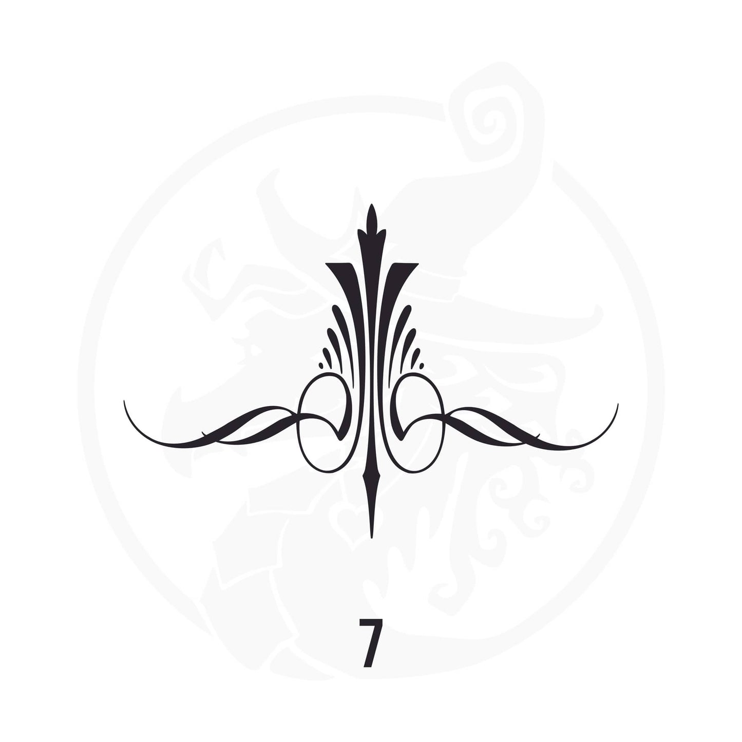 Pinstripe Vinyl Decal Series 113 Style 07, premium high-quality die-cut vinyl decal design #1 for cars, trucks, motorcycles, laptops, and more, sticker