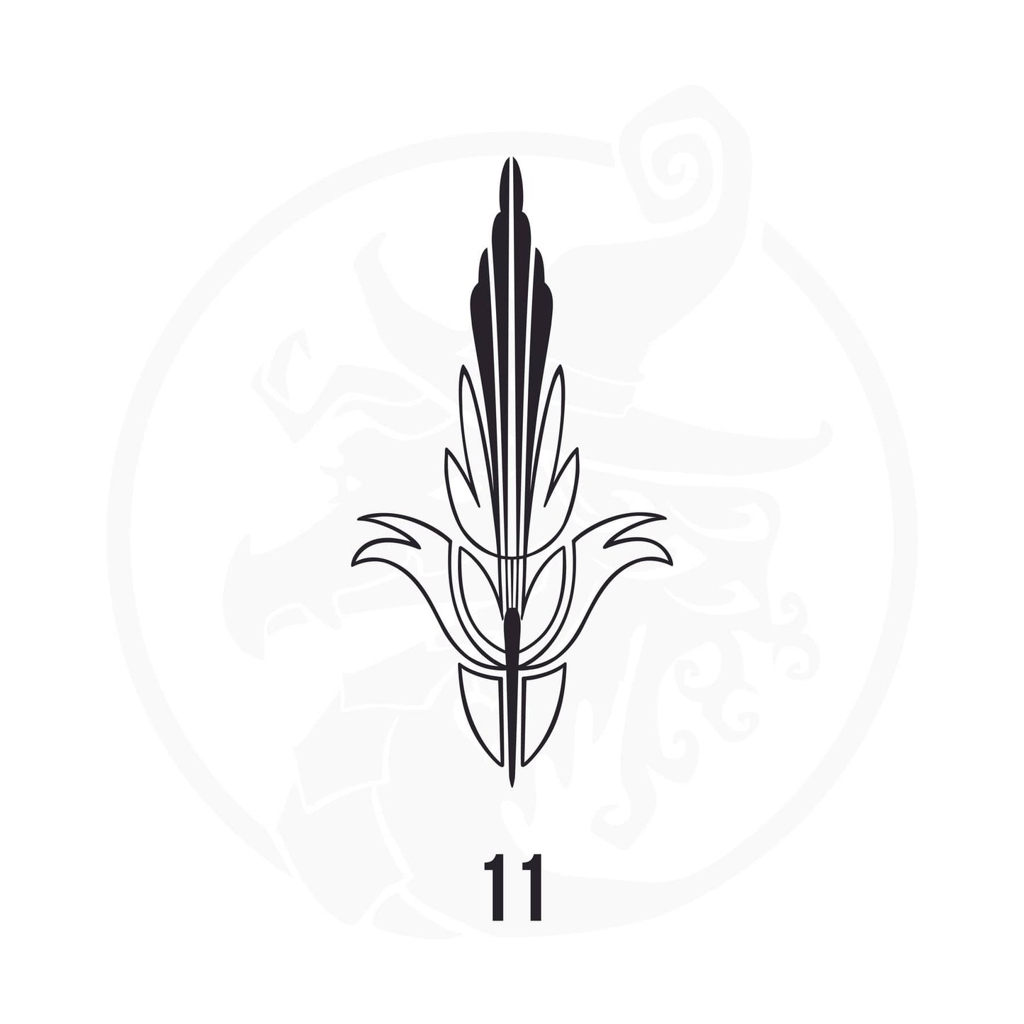 Pinstripe Vinyl Decal Series 113 Style 11, premium high-quality die-cut vinyl decal design #1 for cars, trucks, motorcycles, laptops, and more, sticker