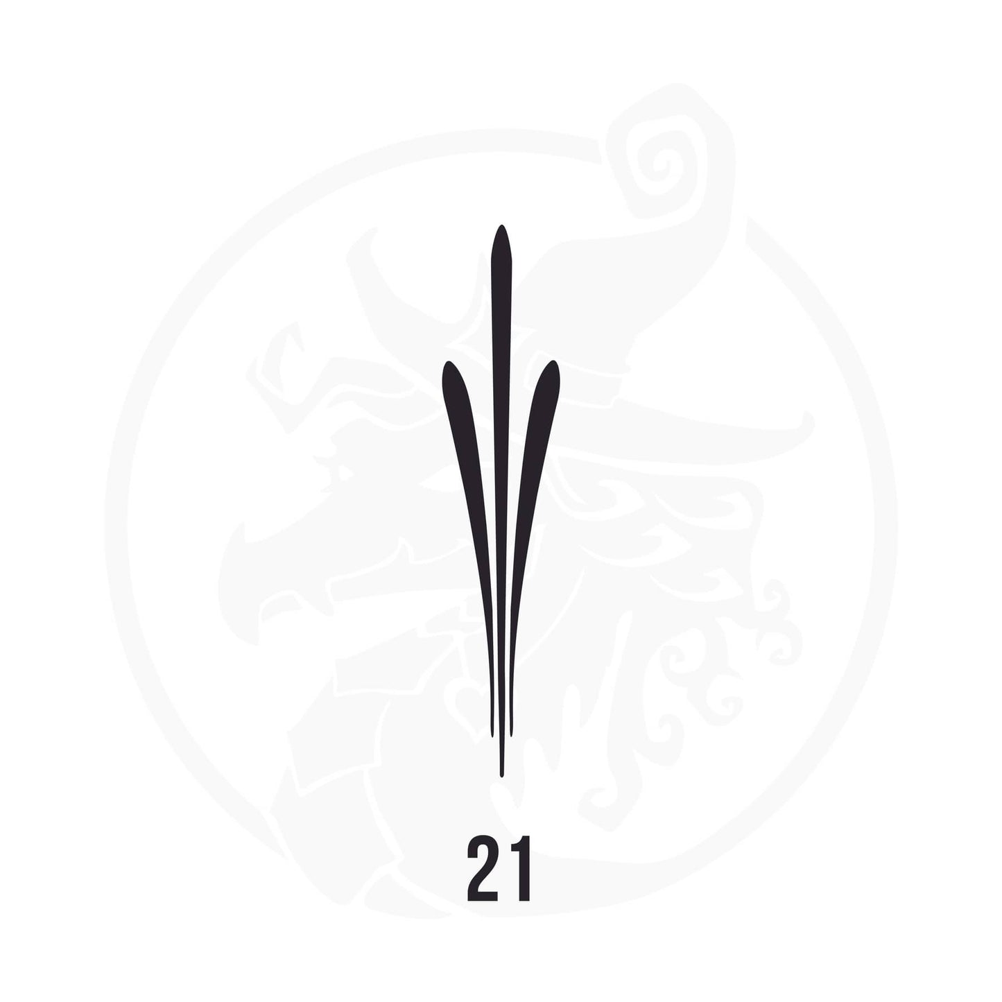 Pinstripe Vinyl Decal Series 113 Style 21, premium high-quality die-cut vinyl decal design #1 for cars, trucks, motorcycles, laptops, and more, sticker