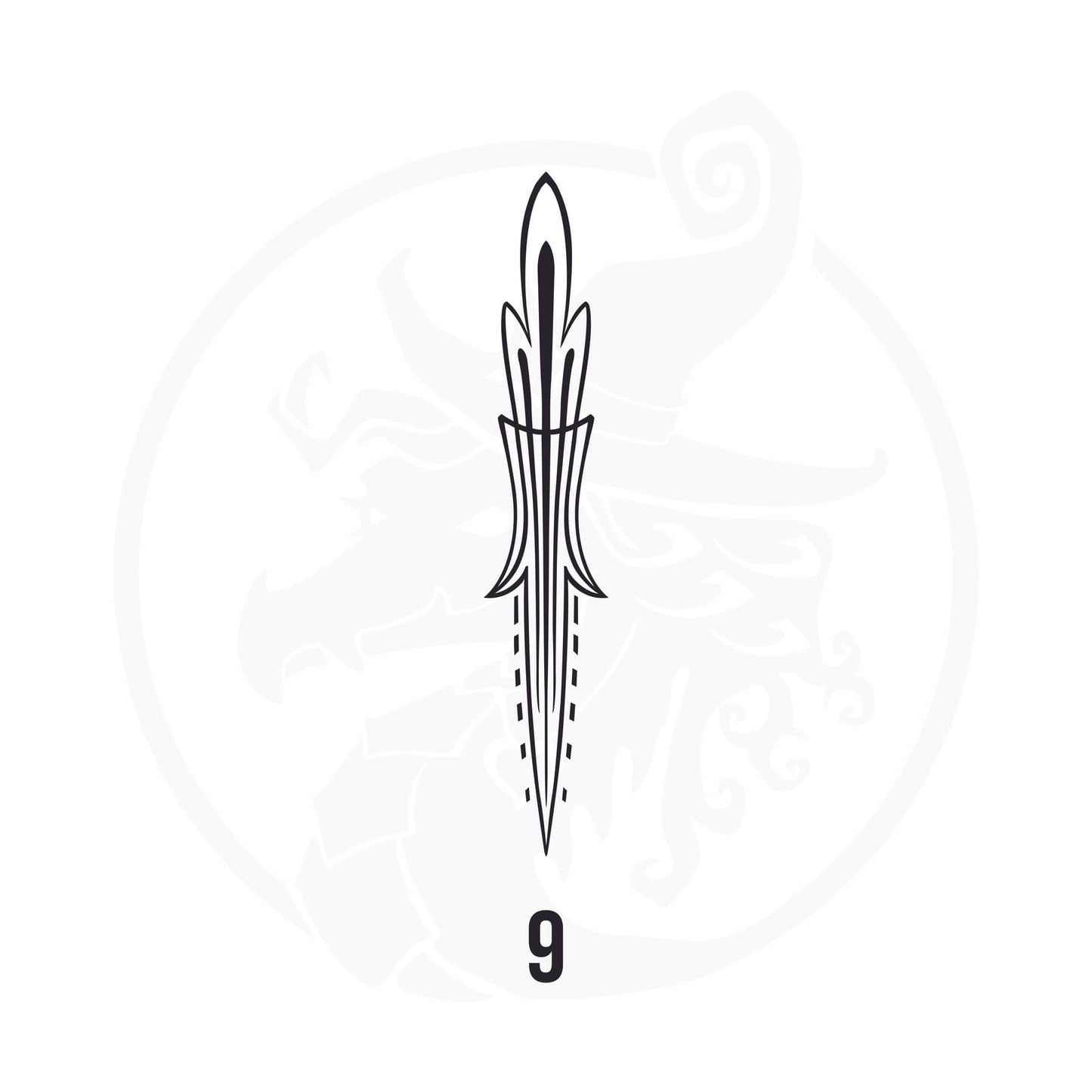 Pinstripe Vinyl Decal Series 114 Style 09, premium high-quality die-cut vinyl decal design #1 for cars, trucks, motorcycles, laptops, and more, sticker