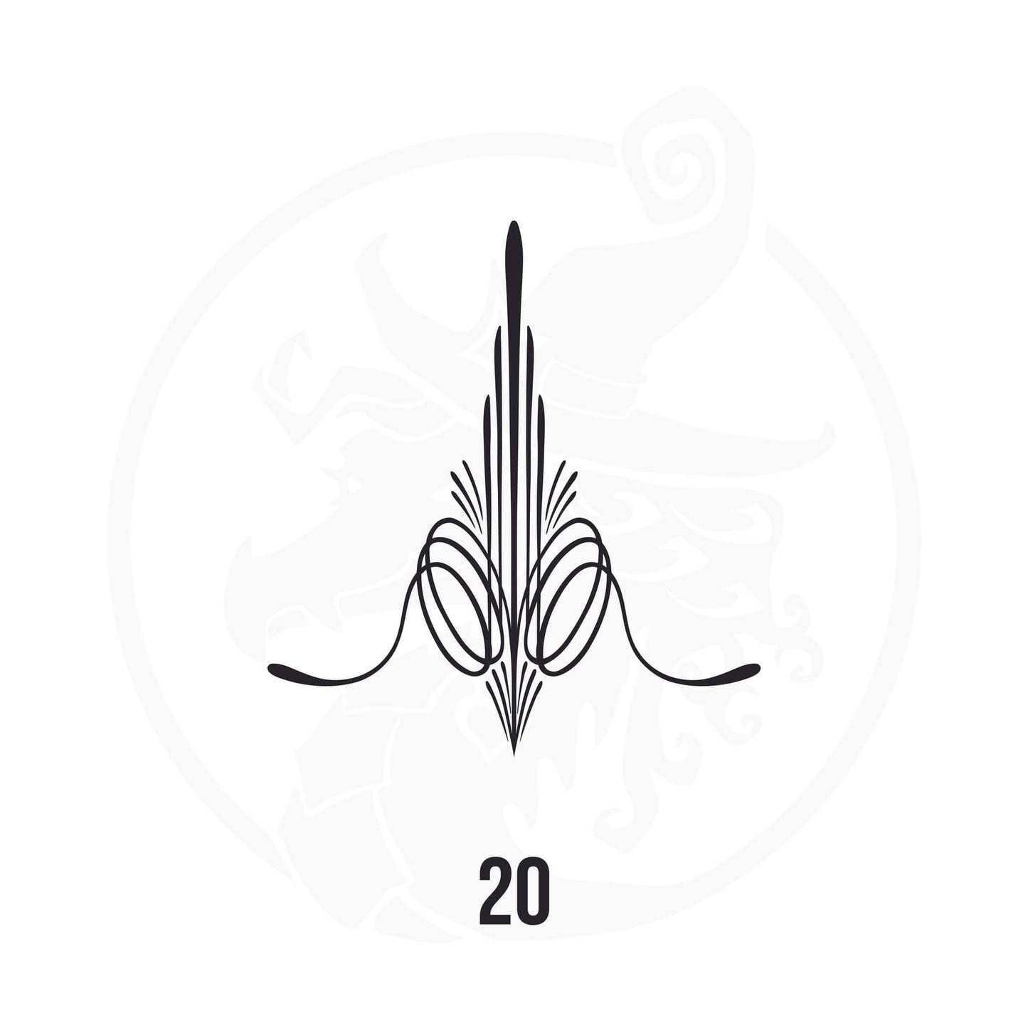 Pinstripe Vinyl Decal Series 114 Style 20, premium high-quality die-cut vinyl decal design #1 for cars, trucks, motorcycles, laptops, and more, sticker