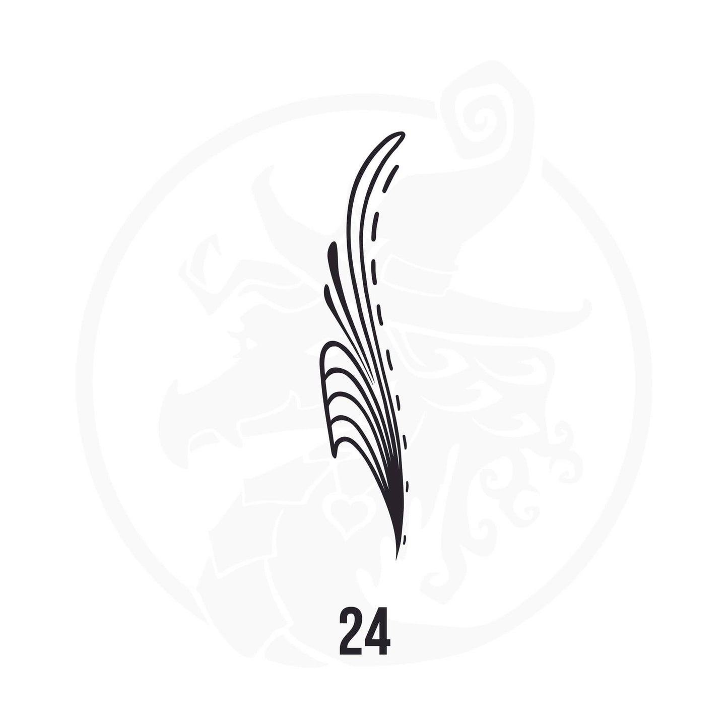 Pinstripe Vinyl Decal Series 114 Style 24, premium high-quality die-cut vinyl decal design #1 for cars, trucks, motorcycles, laptops, and more, sticker