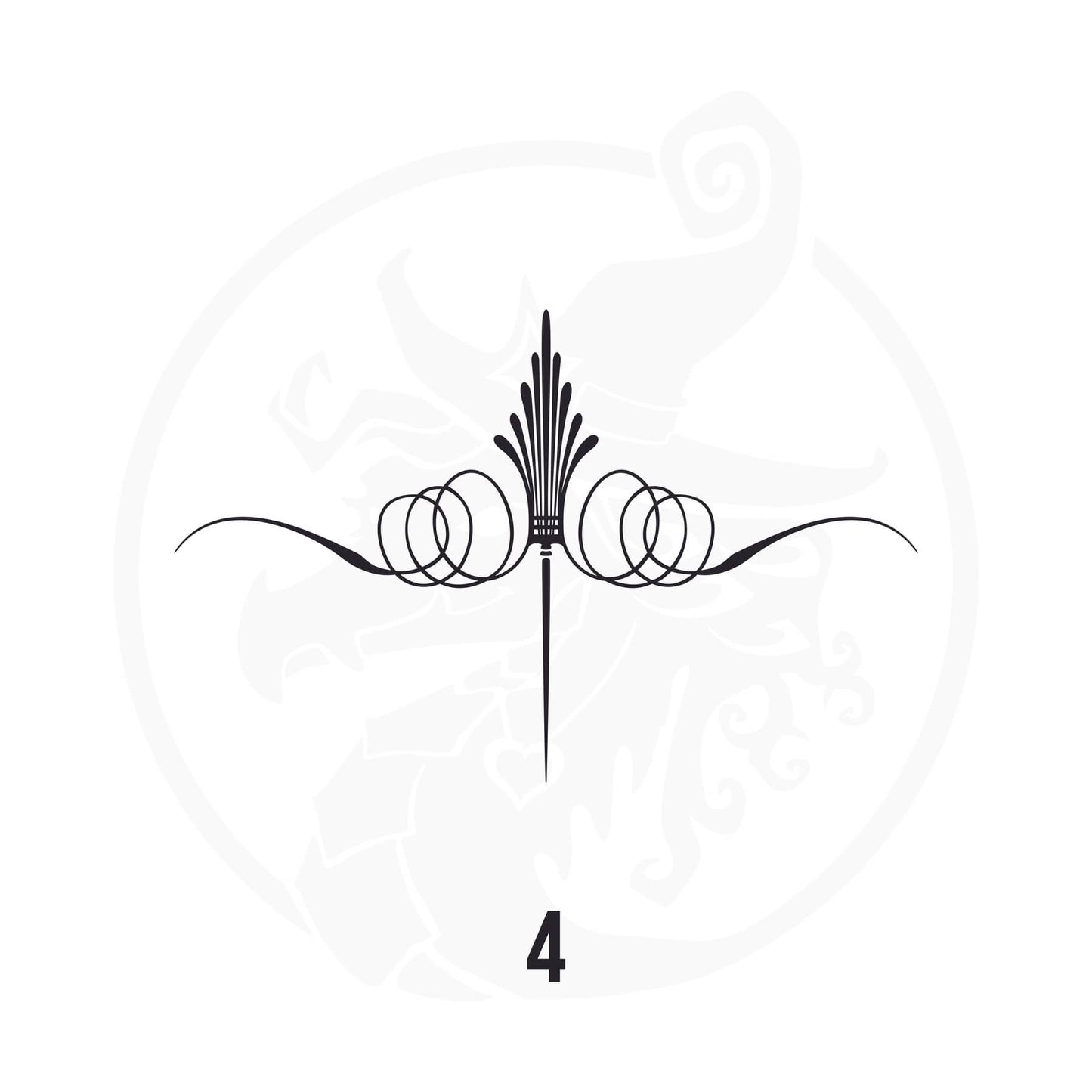 Pinstripe Vinyl Decal Series 116 Style 04, premium high-quality die-cut vinyl decal design #1 for cars, trucks, motorcycles, laptops, and more, sticker