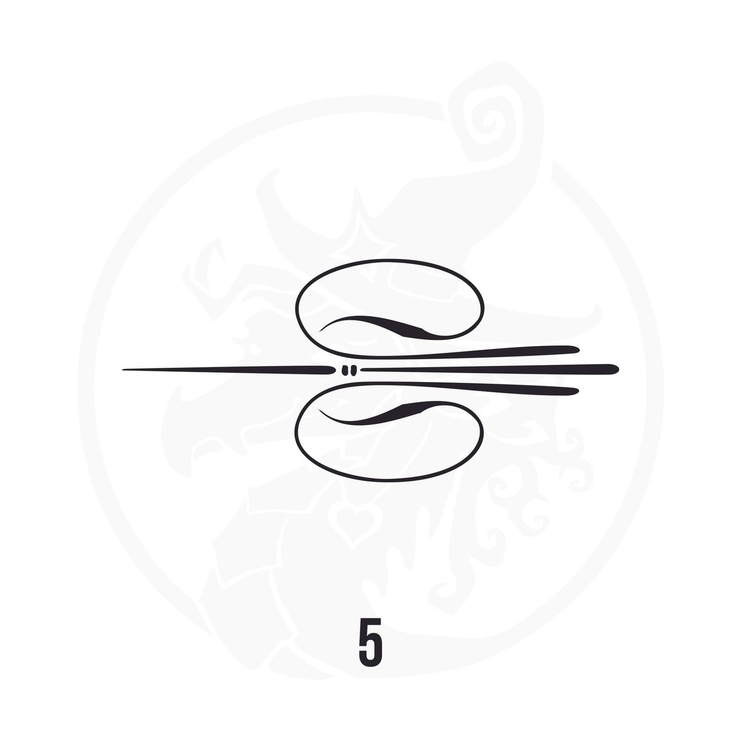 Pinstripe Vinyl Decal Series 116 Style 05, premium high-quality die-cut vinyl decal design #1 for cars, trucks, motorcycles, laptops, and more, sticker