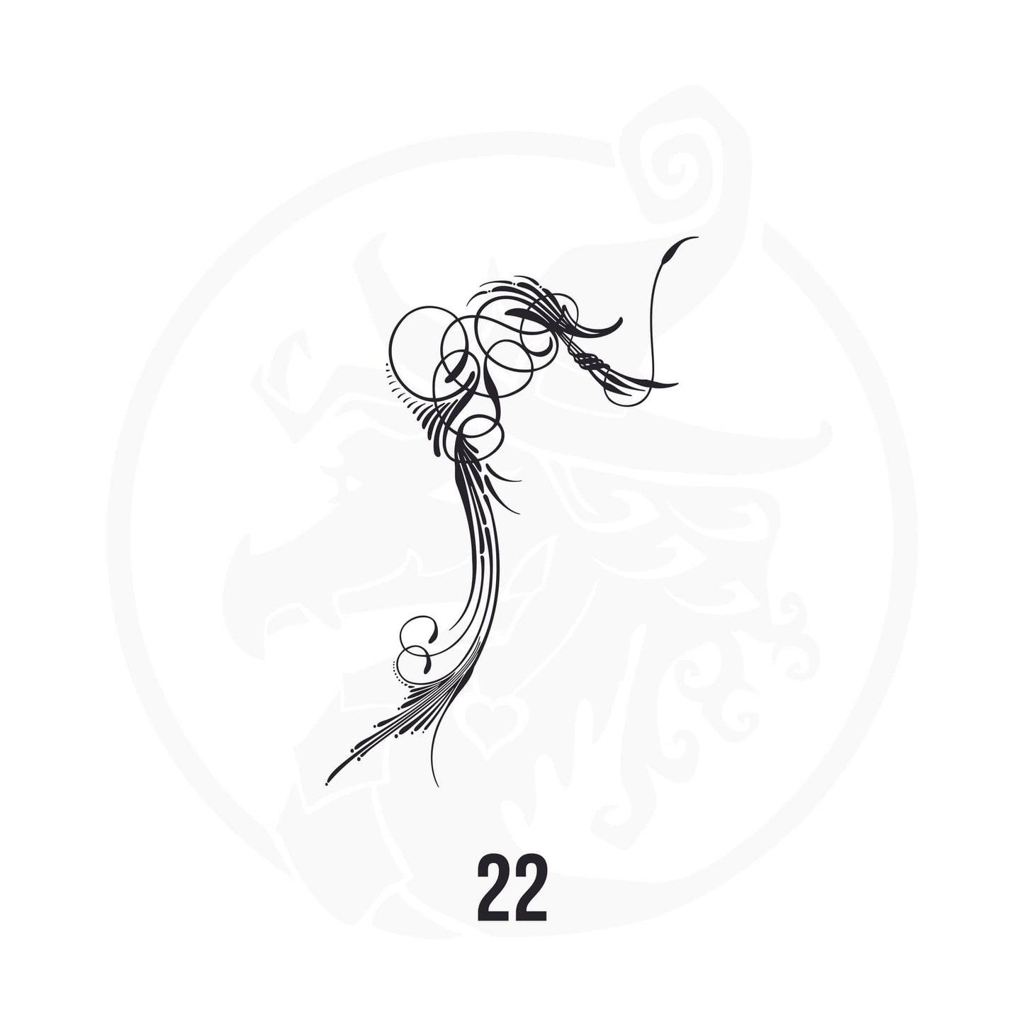 Pinstripe Vinyl Decal Series 116 Style 22, premium high-quality die-cut vinyl decal design #1 for cars, trucks, motorcycles, laptops, and more, sticker