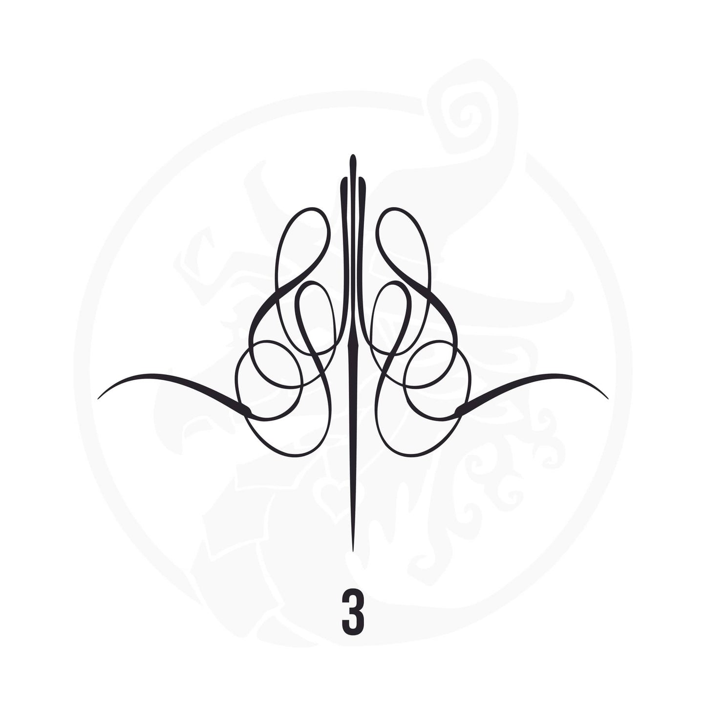 Pinstripe Vinyl Decal Series 118 Style 03, premium high-quality die-cut vinyl decal design #1 for cars, trucks, motorcycles, laptops, and more, sticker