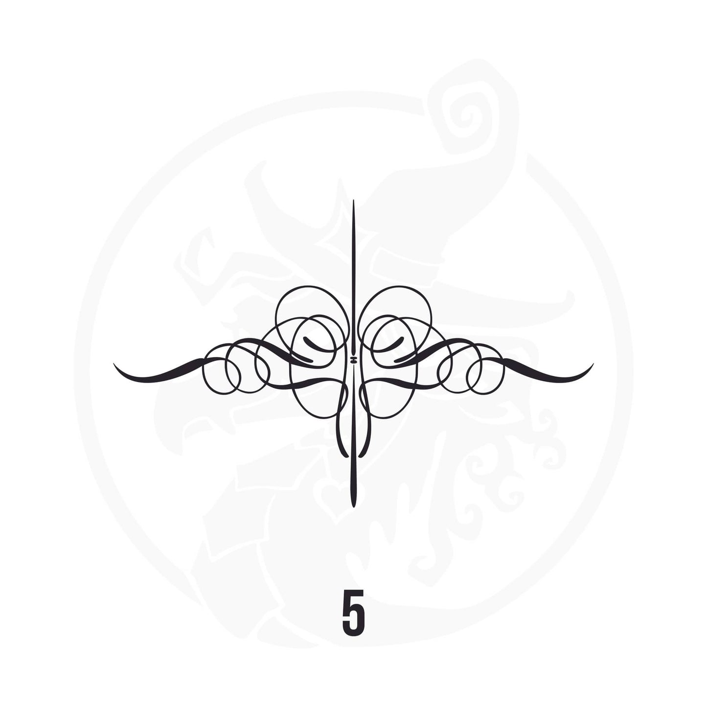 Pinstripe Vinyl Decal Series 118 Style 05, premium high-quality die-cut vinyl decal design #1 for cars, trucks, motorcycles, laptops, and more, sticker