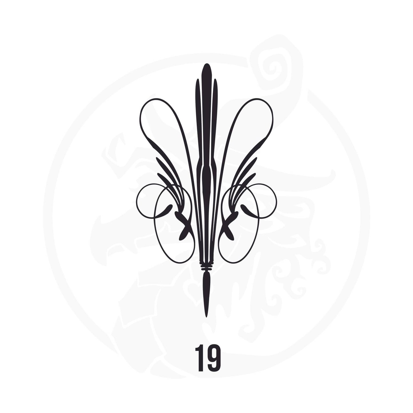 Pinstripe Vinyl Decal Series 118 Style 19, premium high-quality die-cut vinyl decal design #1 for cars, trucks, motorcycles, laptops, and more, sticker