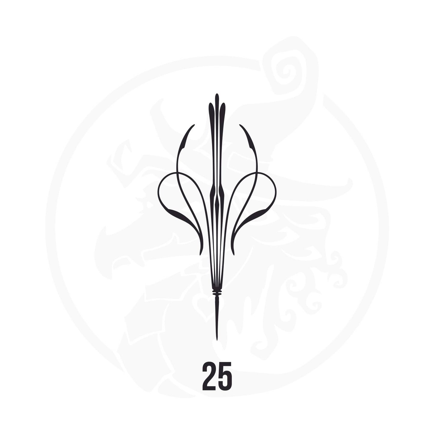 Pinstripe Vinyl Decal Series 118 Style 25, premium high-quality die-cut vinyl decal design #1 for cars, trucks, motorcycles, laptops, and more, sticker