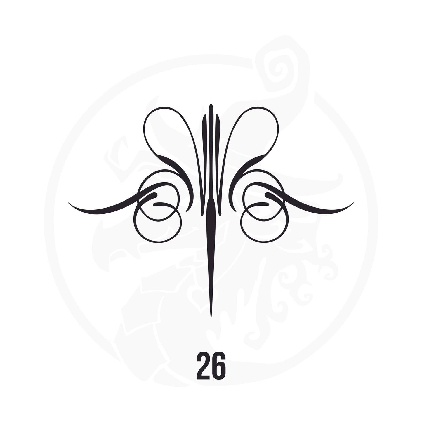 Pinstripe Vinyl Decal Series 118 Style 26, premium high-quality die-cut vinyl decal design #1 for cars, trucks, motorcycles, laptops, and more, sticker